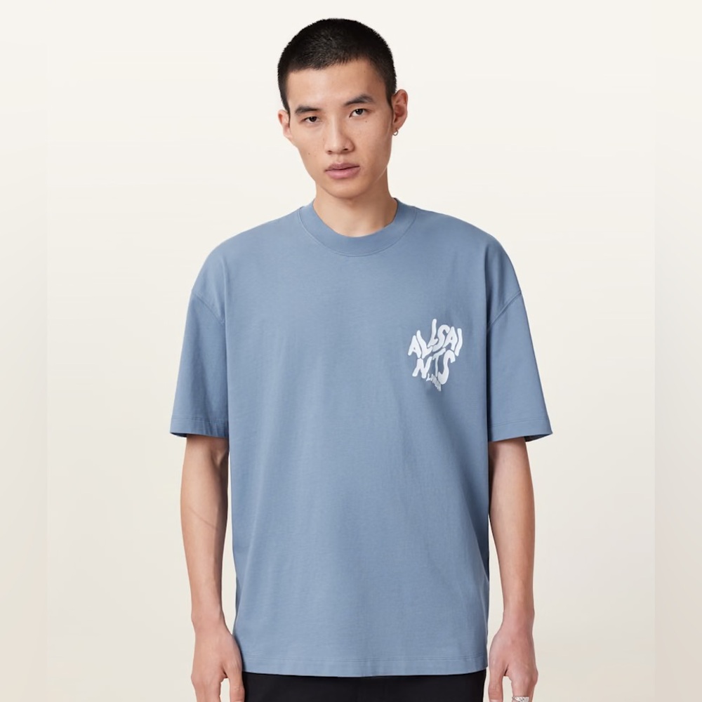 AllSaints Orlando Logo Oversize GraphicT-Shirt